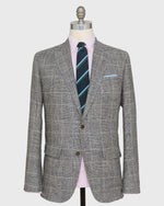 Load image into Gallery viewer, Ghost Blazer in Navy/Bone/Seaglass Glen Plaid Hopsack
