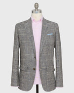 Load image into Gallery viewer, Ghost Blazer in Navy/Bone/Seaglass Glen Plaid Hopsack
