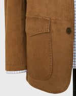 Load image into Gallery viewer, Ghost Rider Jacket in Snuff Suede
