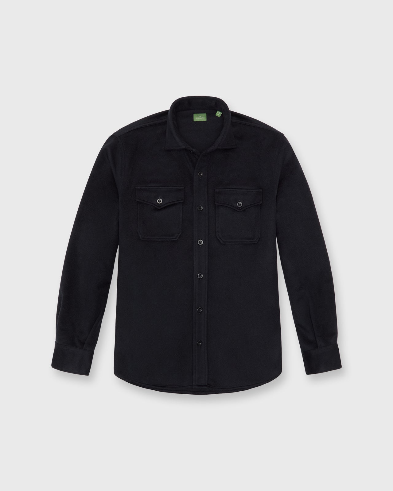 CPO Shirt in Navy Cashmere Flannel