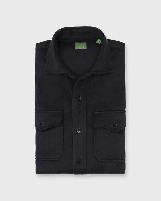 CPO Shirt in Navy Cashmere Flannel