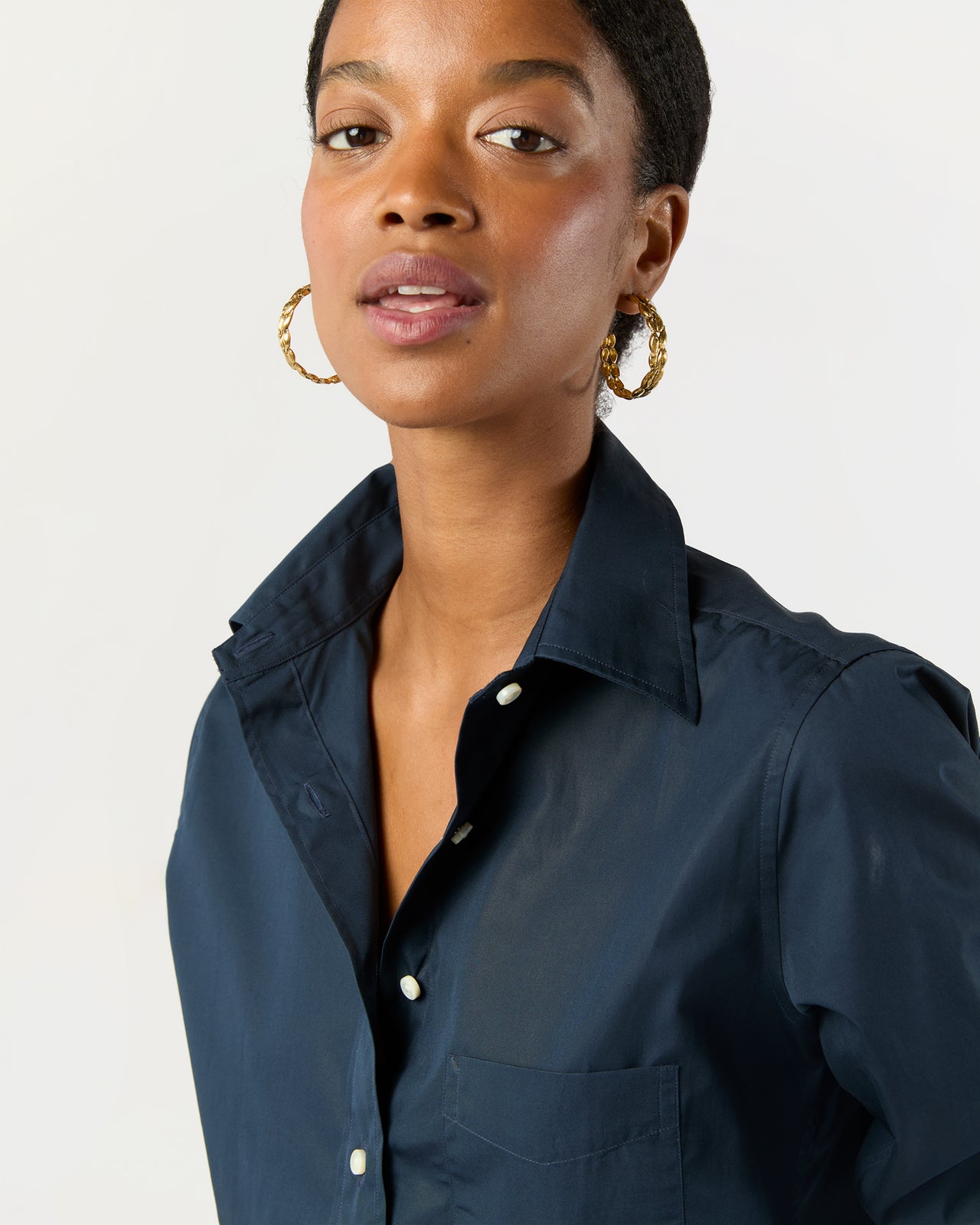 Difenda Hoop Earrings in Gold