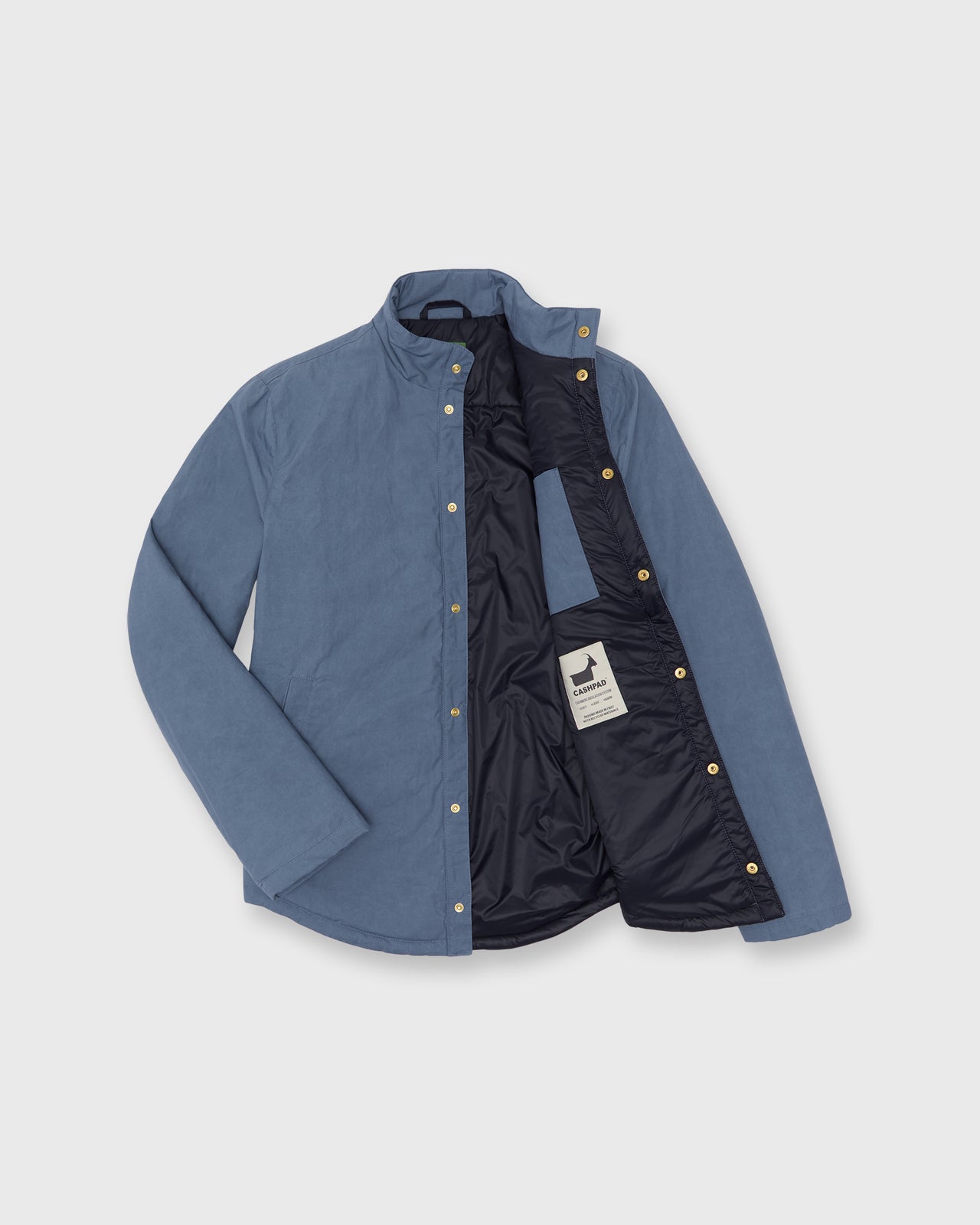 Cashpad Traveler's Jacket in Harbor Dry Waxed Poplin