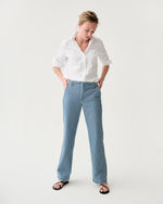 Load image into Gallery viewer, Frankie Pant in Indigo/Multi Stripe Denim

