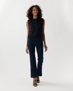 Load image into Gallery viewer, Regine Vest in Navy Bouclé Tweed
