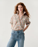 Load image into Gallery viewer, Western Shirt in Multi Leontyne Dream Liberty Fabric
