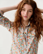 Load image into Gallery viewer, Western Shirt in Multi Leontyne Dream Liberty Fabric
