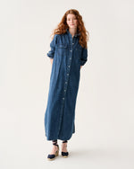 Load image into Gallery viewer, Priya Dress in 5-Year Indigo Lightweight Denim
