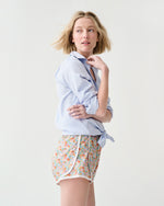Load image into Gallery viewer, Track Short in Multi Leontyne Dream Liberty Fabric
