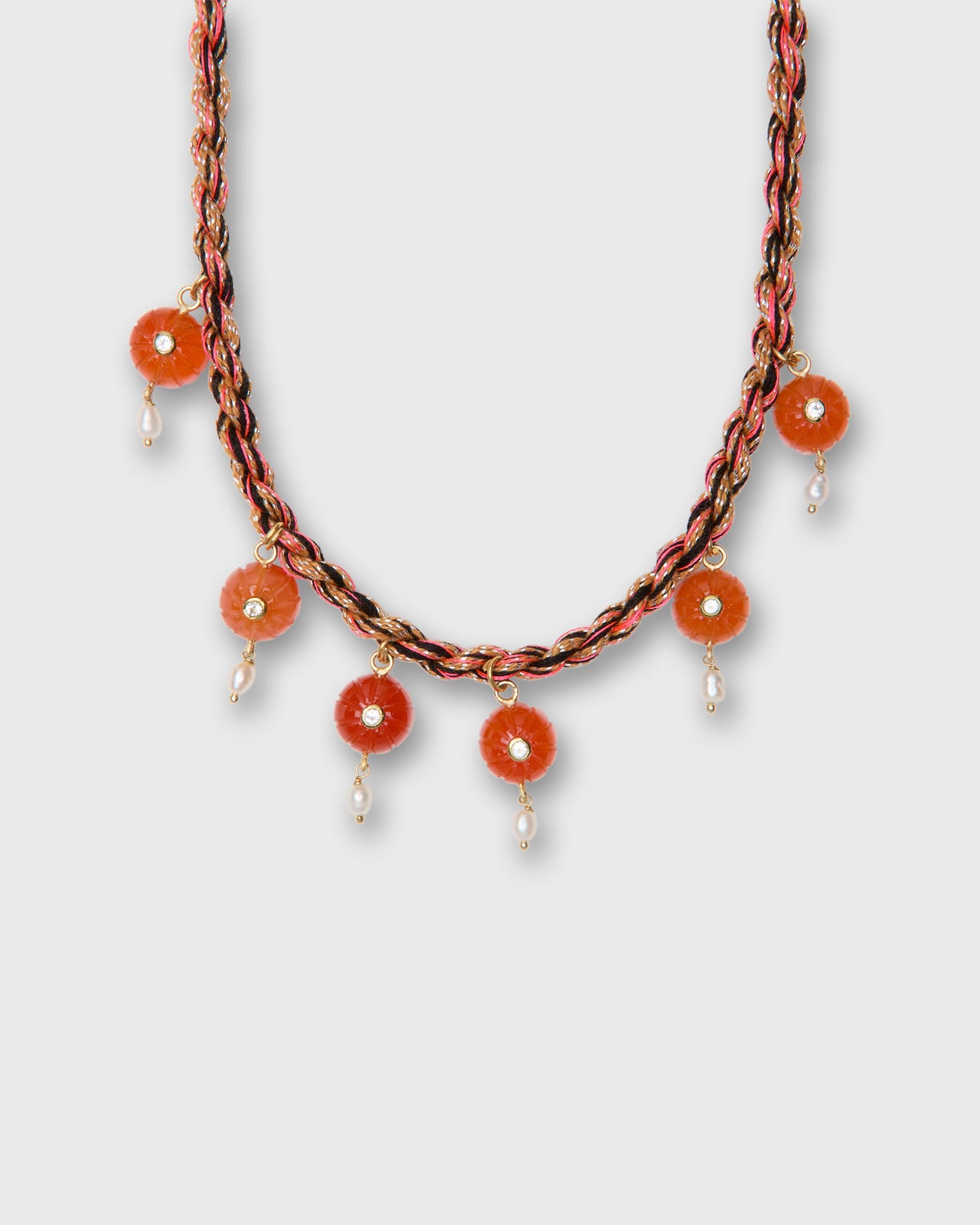 Melon Necklace in Orange