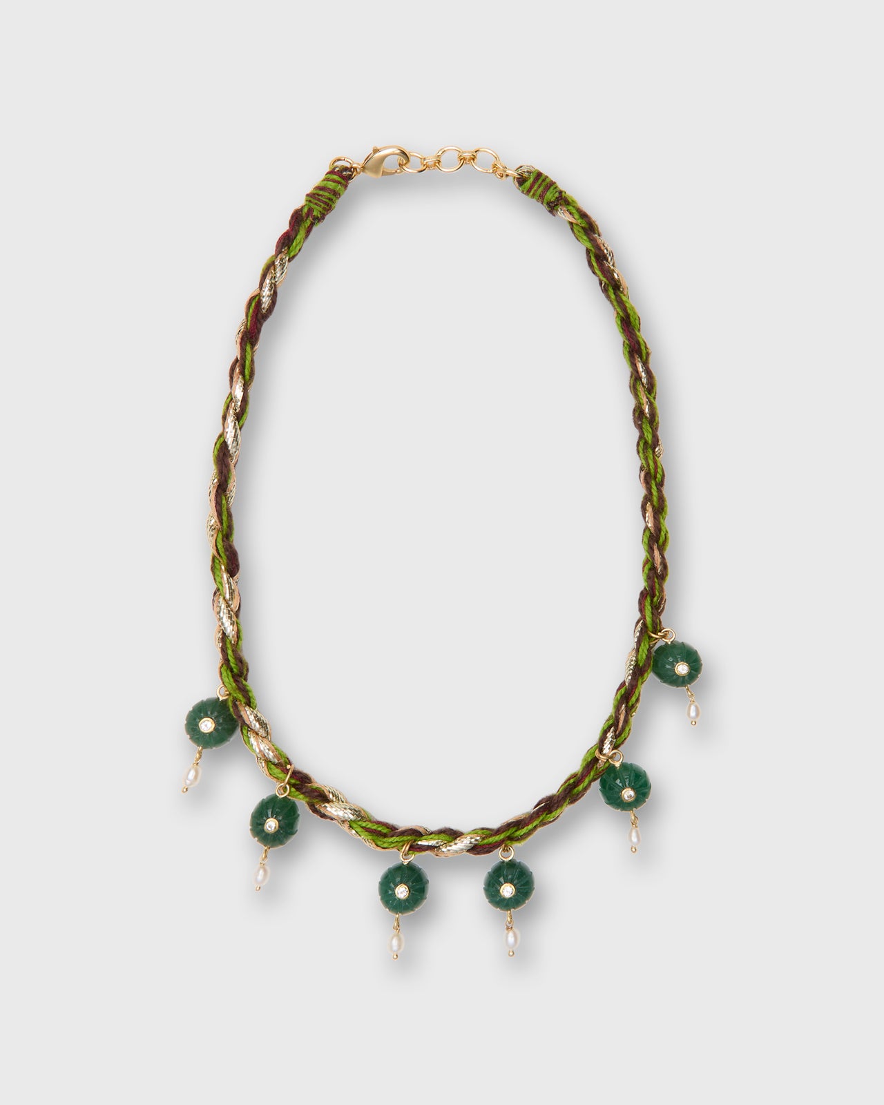 Melon Necklace in Green