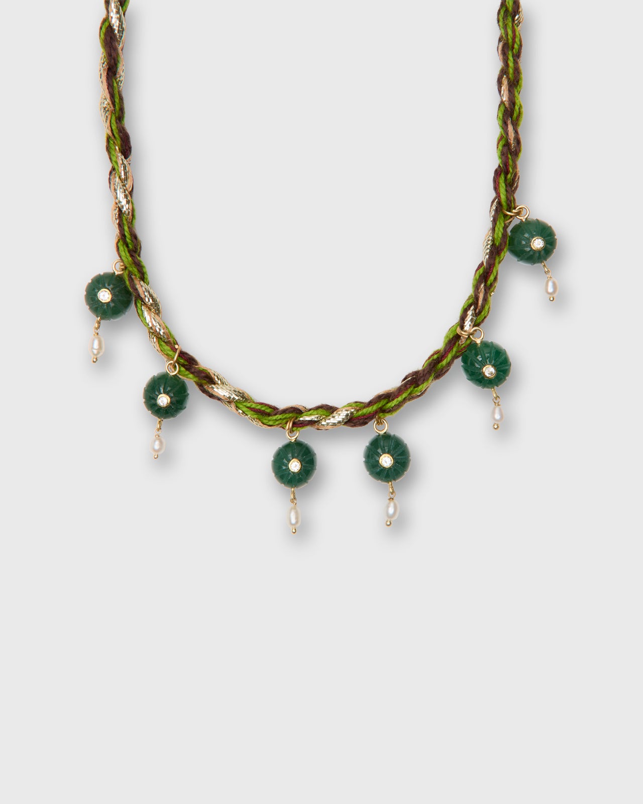 Melon Necklace in Green