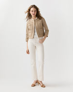 Load image into Gallery viewer, Kiki Jacket in Khaki Stretch Canvas
