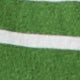 Long-Sleeved Boatneck Tee in Green/White Stripe Jersey