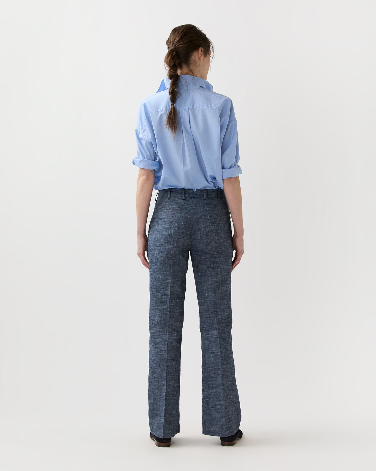 Lane Pant in Indigo Cotolino Chambray