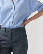 Load image into Gallery viewer, Lane Pant in Indigo Cotolino Chambray
