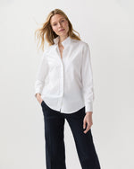 Load image into Gallery viewer, Mel Shirt in White Poplin
