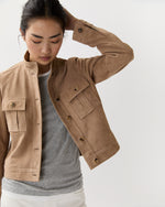 Load image into Gallery viewer, Corrie Jacket in Desert Suede
