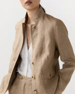 Load image into Gallery viewer, Cecile Jacket in Flax Linen Twill
