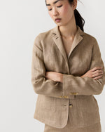 Load image into Gallery viewer, Cecile Jacket in Flax Linen Twill
