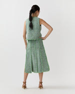 Load image into Gallery viewer, Kyle Skirt in Grass/Multi Speckled Tweed
