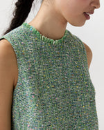 Load image into Gallery viewer, Mimi Top in Grass/Multi Speckled Tweed
