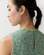 Load image into Gallery viewer, Mimi Top in Grass/Multi Speckled Tweed
