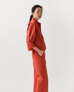 Load image into Gallery viewer, Alixe Jacket in Orange Stretch Canvas
