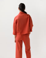 Load image into Gallery viewer, Alixe Jacket in Orange Stretch Canvas
