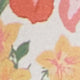 Trapunto Neck Dress in Multi Spring Blooms Italian Silk Shantung
