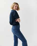 Load image into Gallery viewer, Perry Shirt in Navy Poplin
