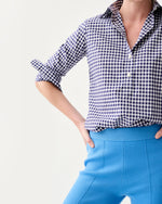 Load image into Gallery viewer, Lara Pant in French Blue Supima Cotton

