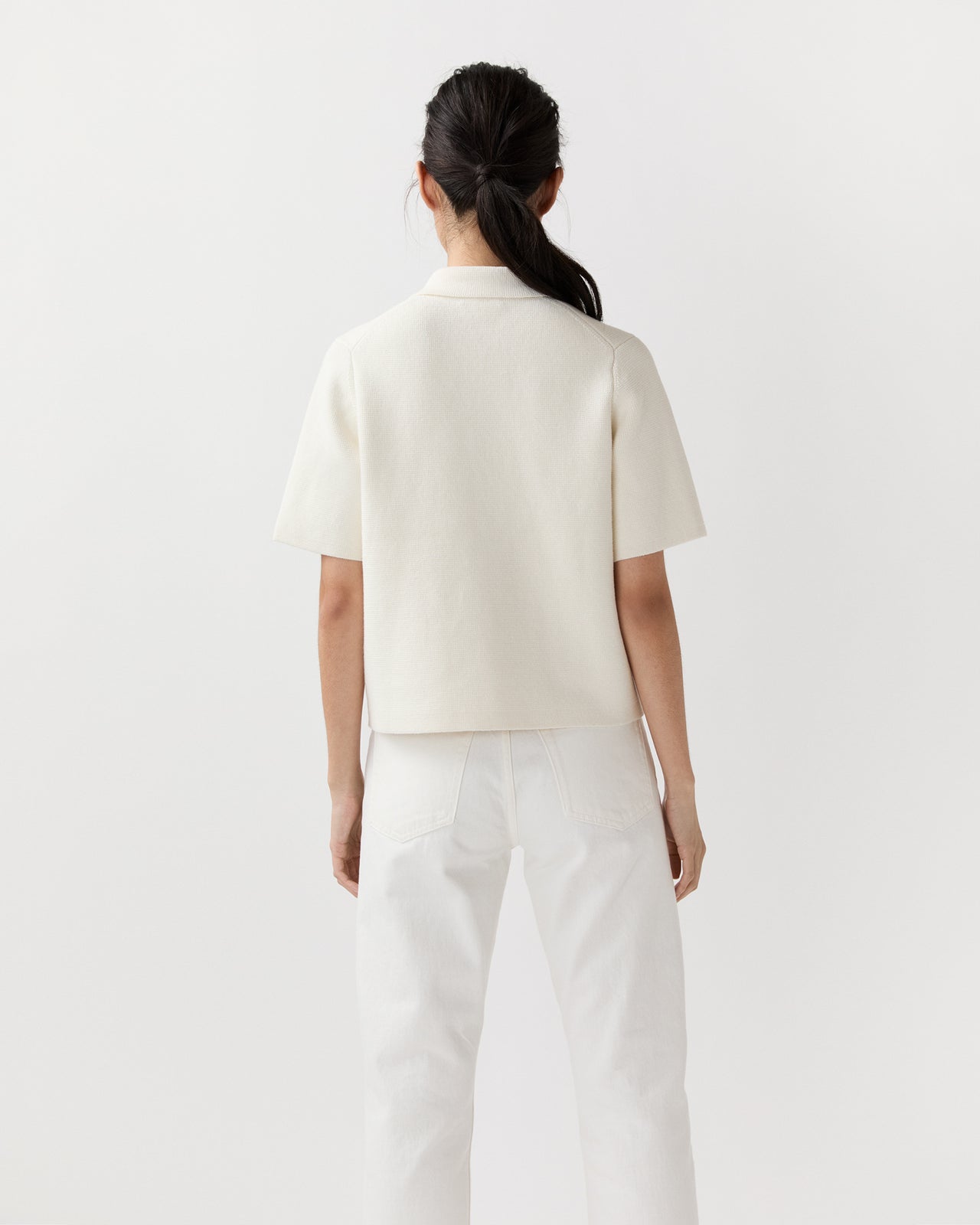 Devon Jacket in Ivory Cotton/Linen