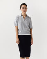Load image into Gallery viewer, Alison Sweater in Pale Heather Grey Cotton/Silk
