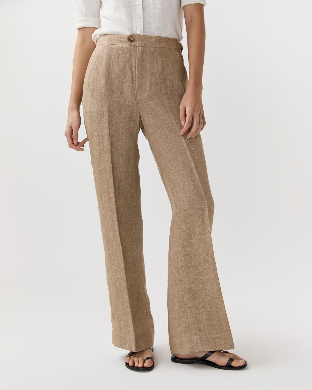 Billie Pant in Flax Linen Twill