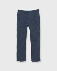 Side-Tab Sport Trouser in Navy/White Dot Jacquard