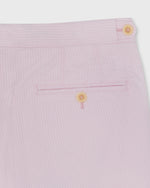 Load image into Gallery viewer, Side-Tab Sport Trouser in Pink Seersucker
