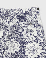 Load image into Gallery viewer, Side-Tab Sport Trouser in Navy Bahamian Hand Printed Cotton
