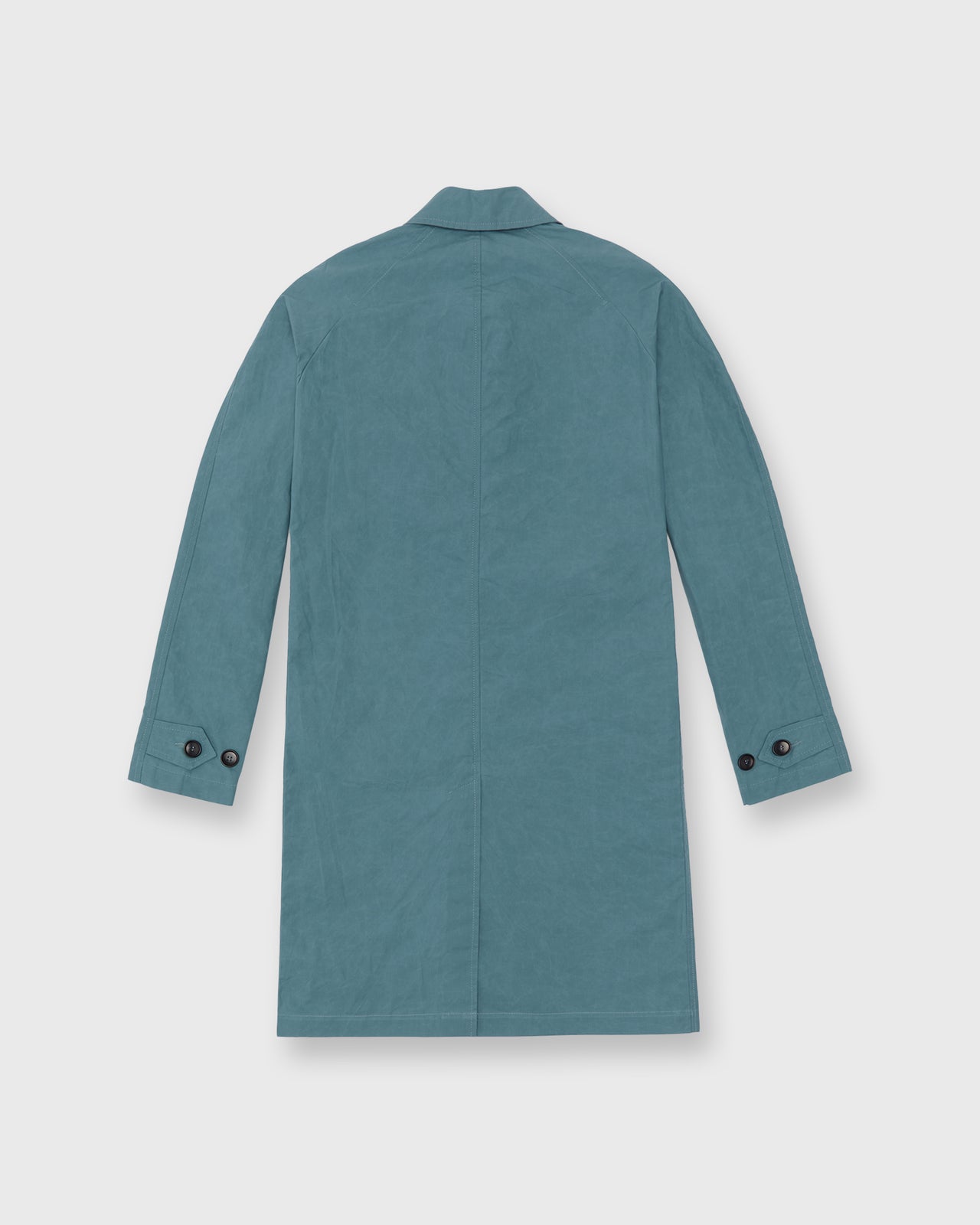 Traveler's Trench in River Dry Waxed Poplin