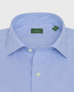 Load image into Gallery viewer, Long-Sleeved Marquez Shirt in Blue Cotolino
