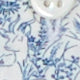 White/Navy Wild Woodland Liberty Fabric