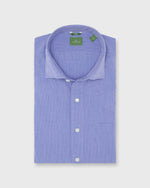 Load image into Gallery viewer, Slim-Fit Spread Collar Sport Shirt in Blue Shadow Stripe Poplin
