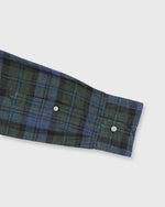 Load image into Gallery viewer, Otto Handmade Sport Shirt in Blue/Olive/Lovat Plaid Linen
