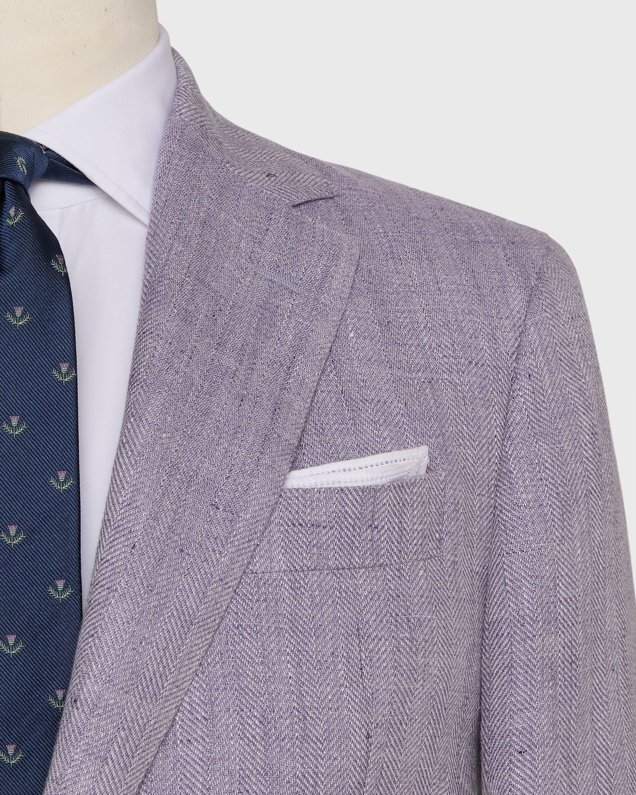 Kincaid No. 2 Jacket in Lavender Herringbone