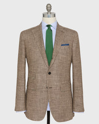 Virgil No. 3 Jacket in Chocolate/Oat Houndstooth Hopsack