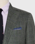 Load image into Gallery viewer, Virgil No. 4 Jacket in Sage/Slate/Flax Plaid Hopsack
