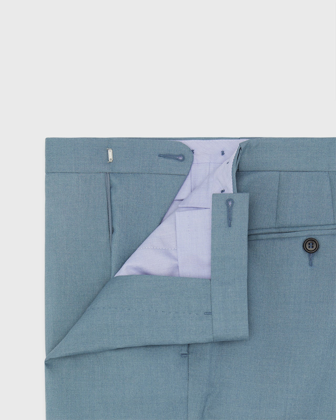 Side-Tab Dress Trouser in River Plainweave