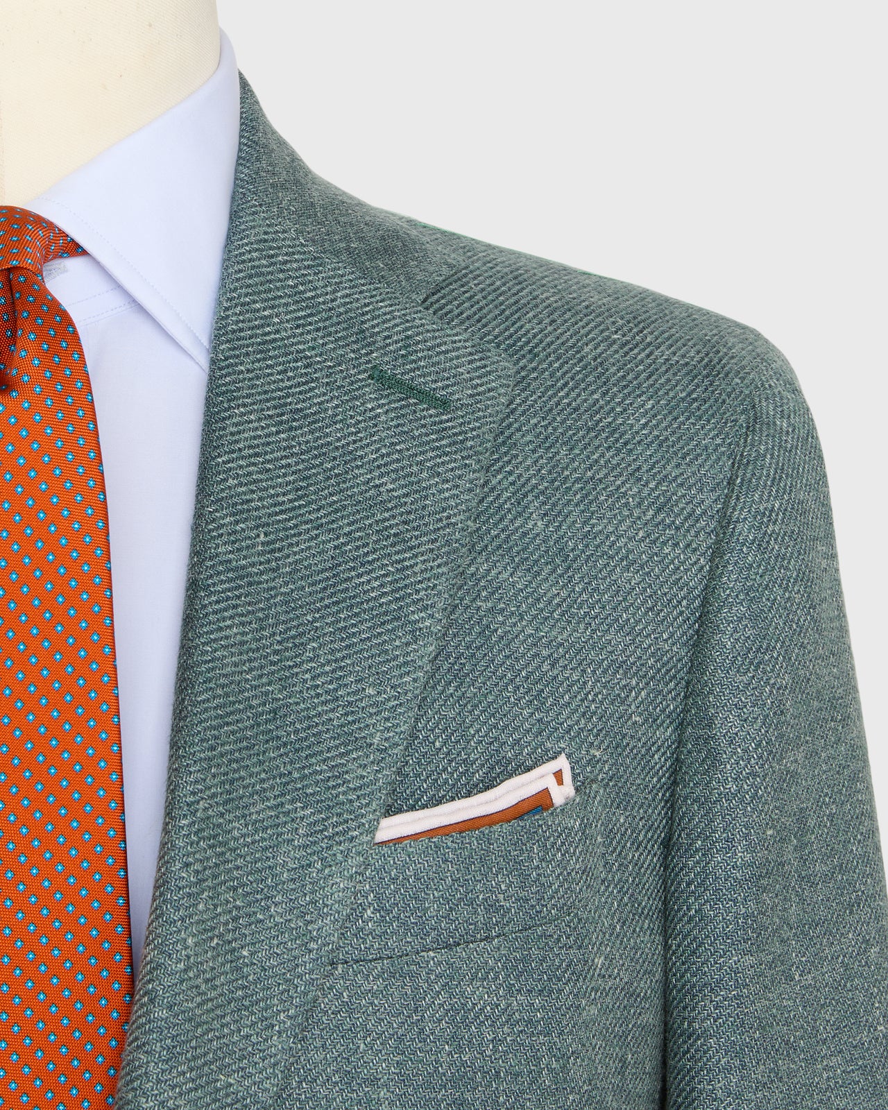 Virgil No. 3 Jacket in Lovat Hopsack