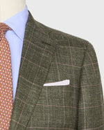 Load image into Gallery viewer, Virgil No. 3 Jacket in Olive/Pink/Bone Windowpane Hopsack
