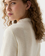 Load image into Gallery viewer, Stevie Beach Sweater in Ivory Cotton/Linen
